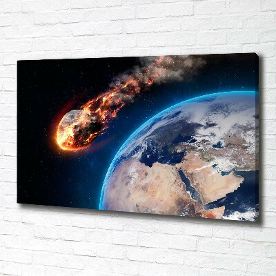 Bild auf leinwand Fallender Meteor