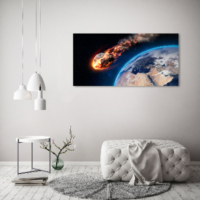 Bild auf leinwand Fallender Meteor