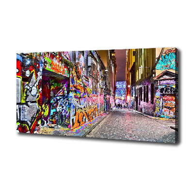 Wandbild Bunte Graffiti