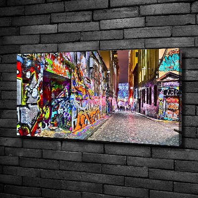 Wandbild Bunte Graffiti