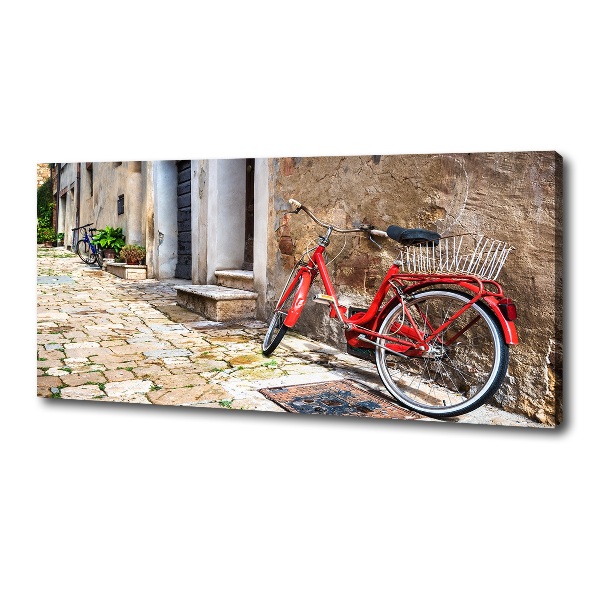 Bild auf leinwand Rotes Fahrrad