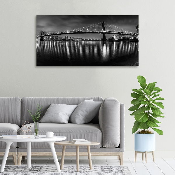 Wandbild Manhattan bei Nacht