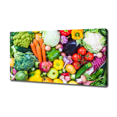 Wandbild Buntes Gemüse