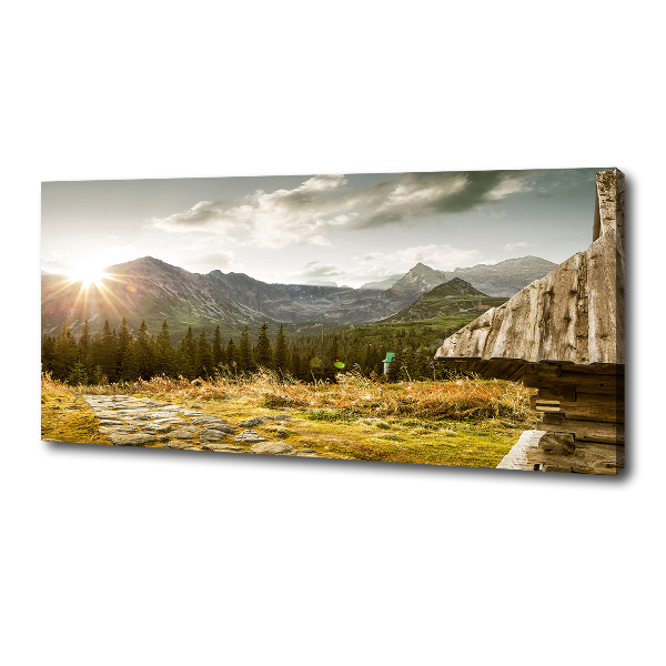 Fotobild Haus in den Bergen