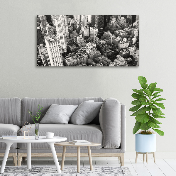 Bild auf leinwand New York aus der Vogelperspektive