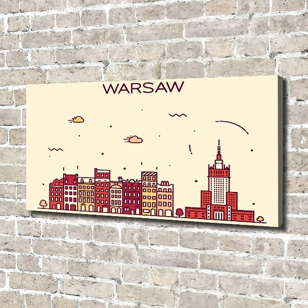 Bild auf leinwand Warschau, Polen