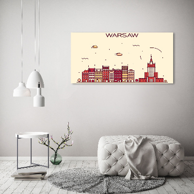 Bild auf leinwand Warschau, Polen