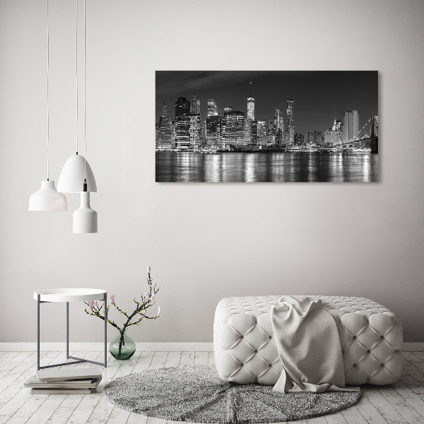 Fotobild Manhattan bei Nacht