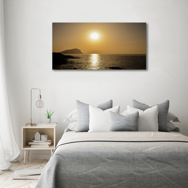 Wandbild Sonnenuntergang am Meer