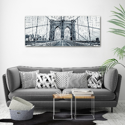 Bild auf leinwand Brooklyn Bridge