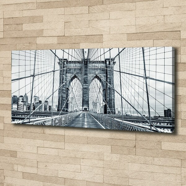 Bild auf leinwand Brooklyn Bridge