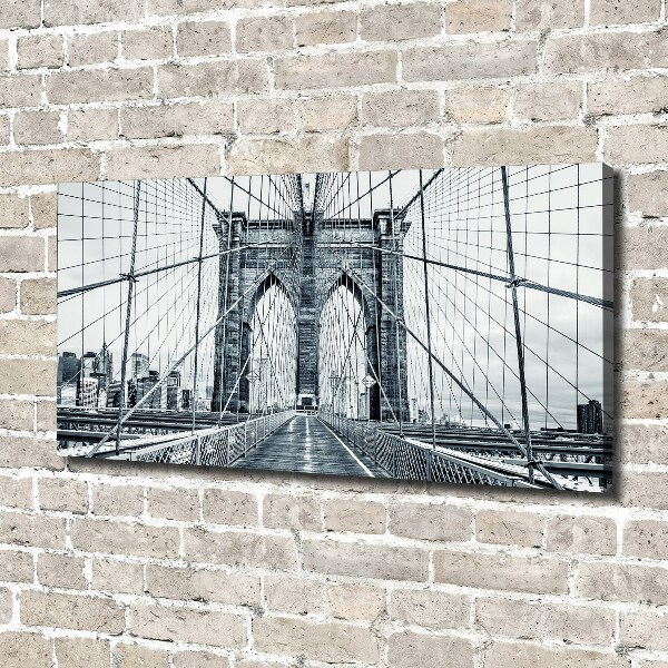 Bild auf leinwand Brooklyn Bridge