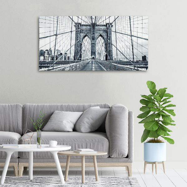 Bild auf leinwand Brooklyn Bridge