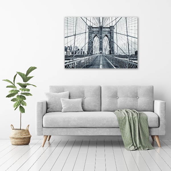 Bild auf leinwand Brooklyn Bridge