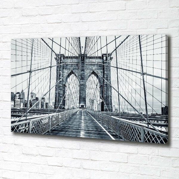 Bild auf leinwand Brooklyn Bridge