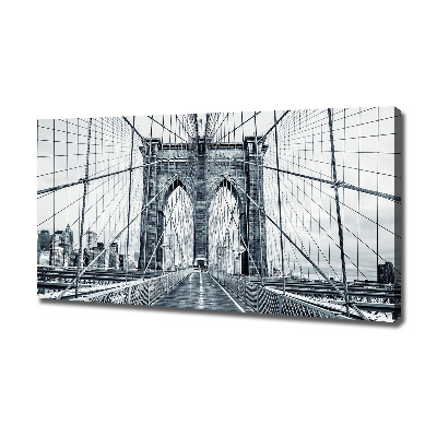 Bild auf leinwand Brooklyn Bridge