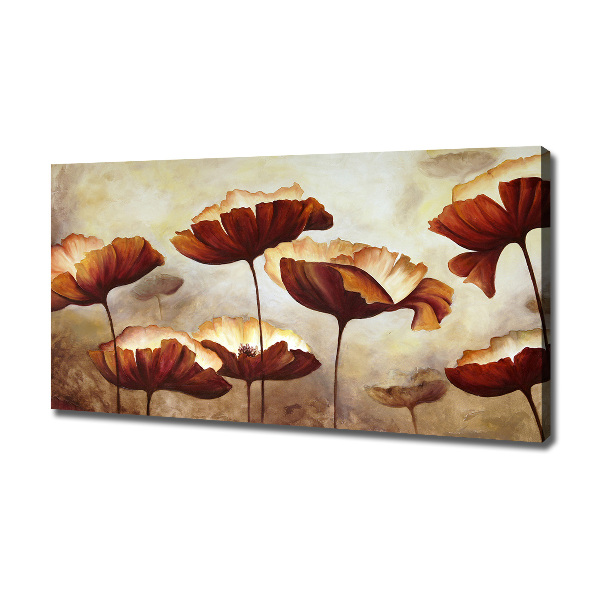 Wandbild Mohnblumen