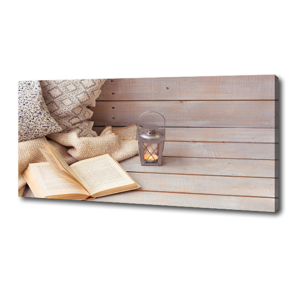 Bild auf leinwand Entspannung mit einem Buch