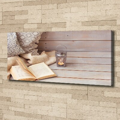 Bild auf leinwand Entspannung mit einem Buch