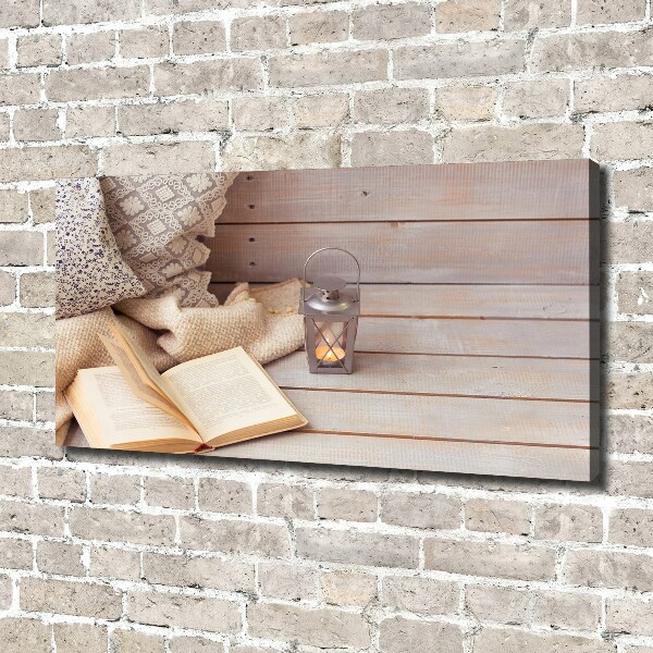 Bild auf leinwand Entspannung mit einem Buch