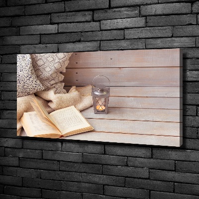 Bild auf leinwand Entspannung mit einem Buch