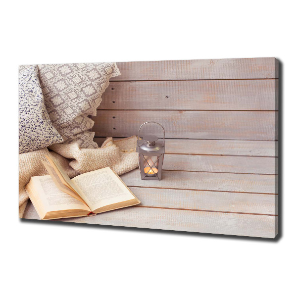 Bild auf leinwand Entspannung mit einem Buch