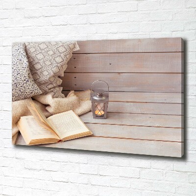 Bild auf leinwand Entspannung mit einem Buch