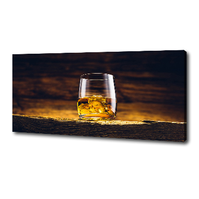 Wandbild Bourbon im Glas