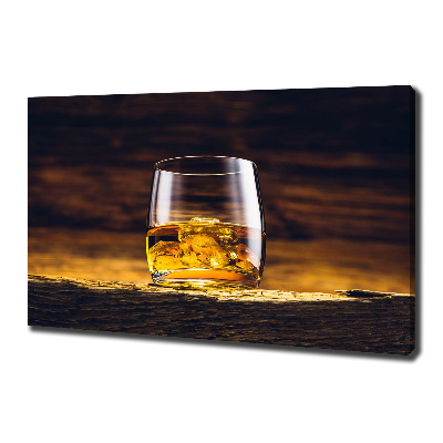Wandbild Bourbon im Glas