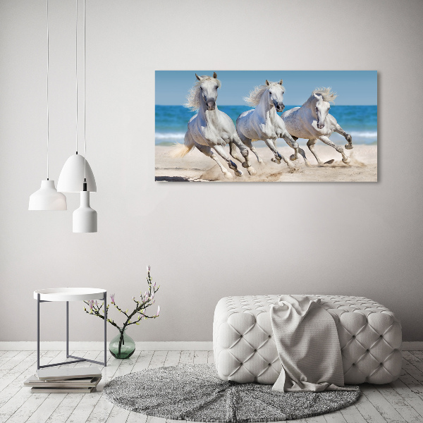 Bild auf leinwand Strand von White Horses