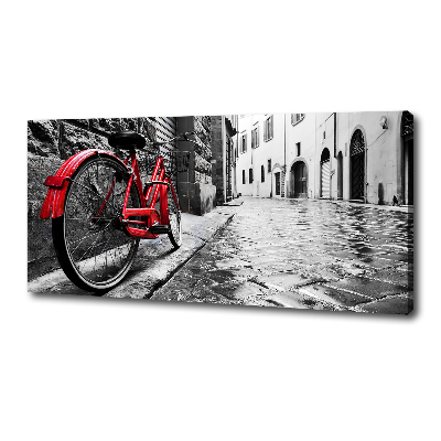 Wandbild Rotes Fahrrad