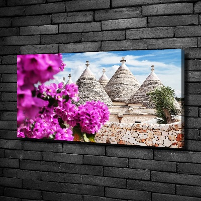 Wandbild Trulli-Häuser
