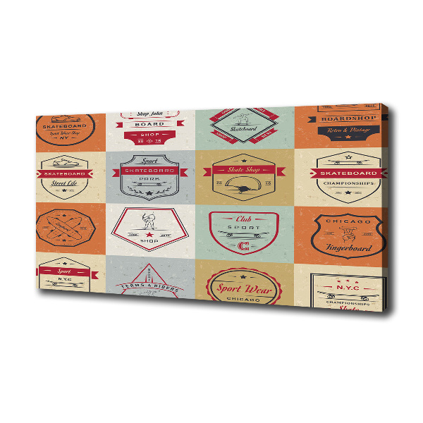 Fotobild Skateboard-Schilder
