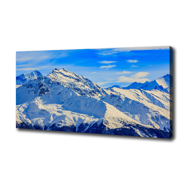 Wandbild Die Alpen im Winter