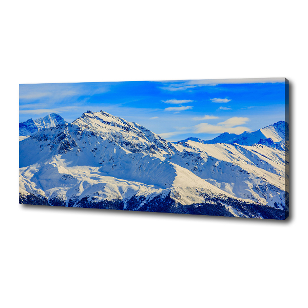 Wandbild Die Alpen im Winter