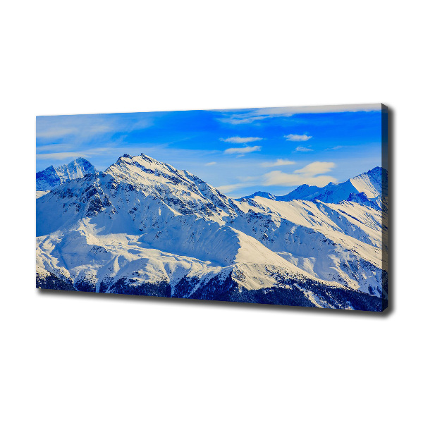 Wandbild Die Alpen im Winter