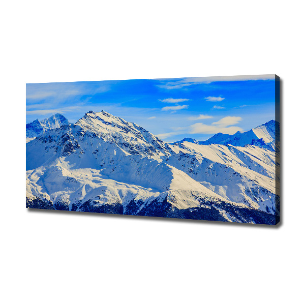 Wandbild Die Alpen im Winter