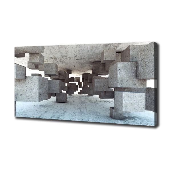 Fotobild Würfel aus Beton