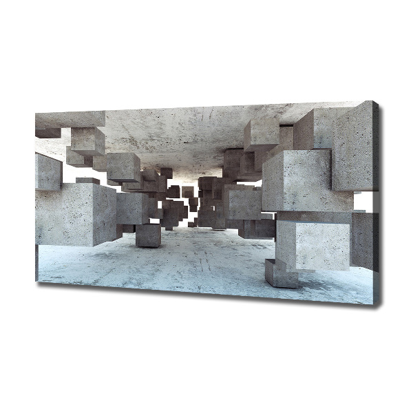 Fotobild Würfel aus Beton