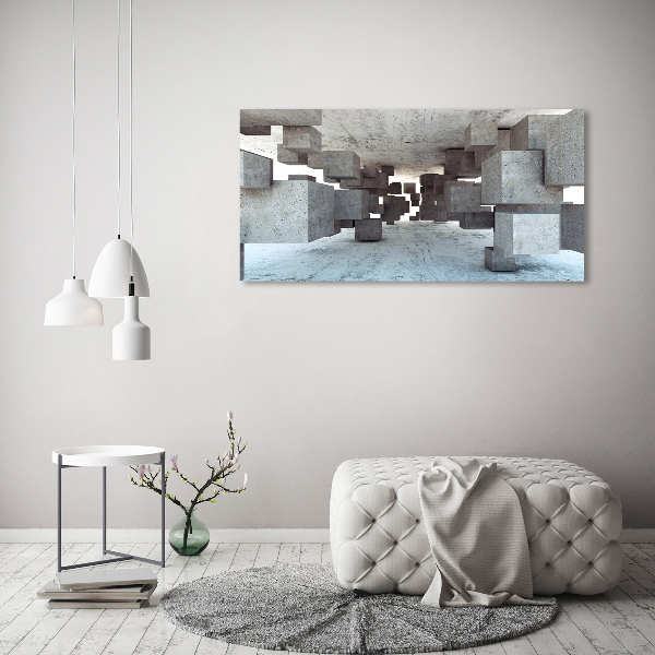 Fotobild Würfel aus Beton