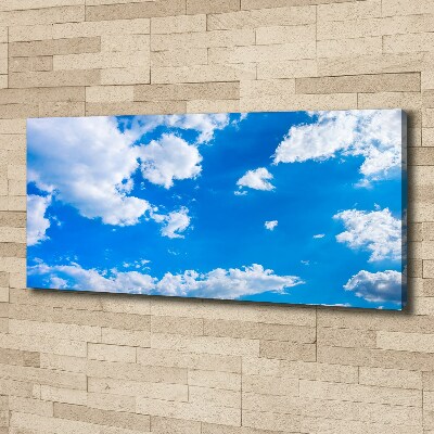 Bild auf leinwand Wolken am Himmel