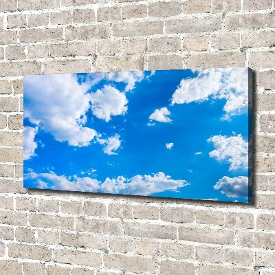 Bild auf leinwand Wolken am Himmel