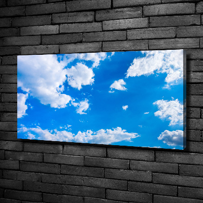 Bild auf leinwand Wolken am Himmel
