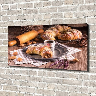 Wandbild Croissants