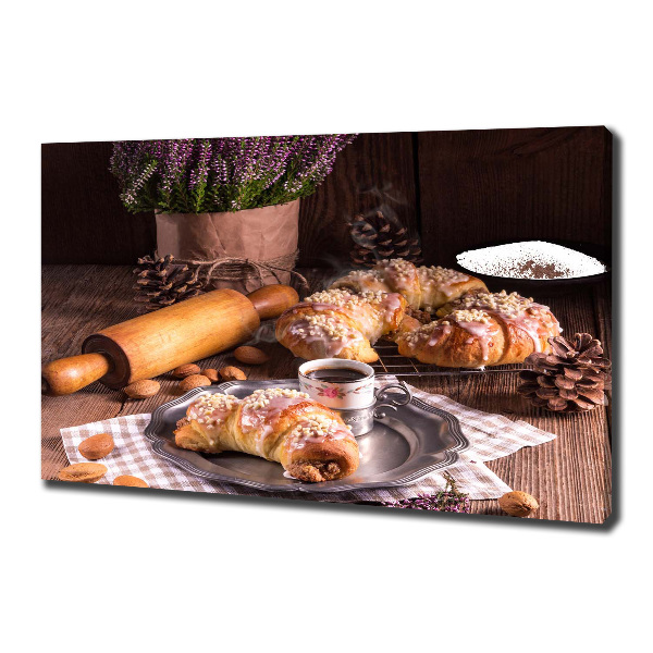 Wandbild Croissants