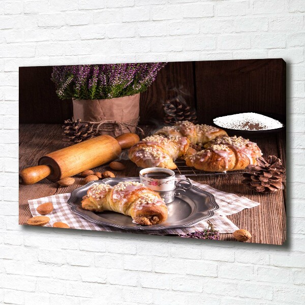 Wandbild Croissants