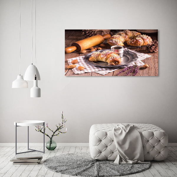 Wandbild Croissants