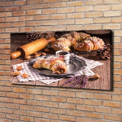 Wandbild Croissants