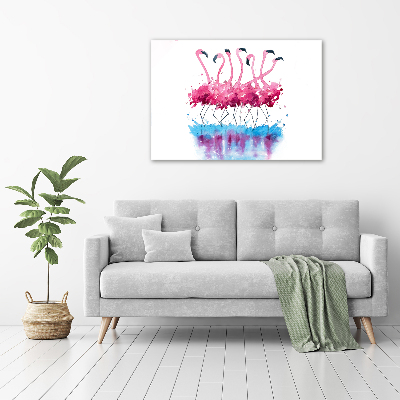 Wandbild Flamingos