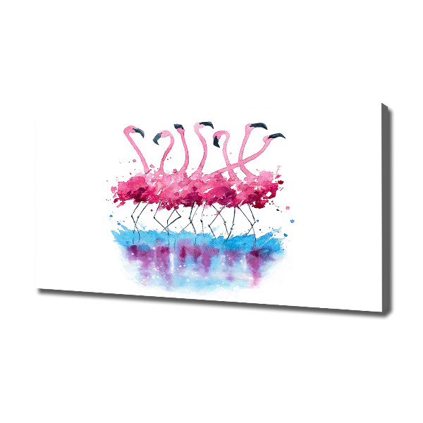Wandbild Flamingos